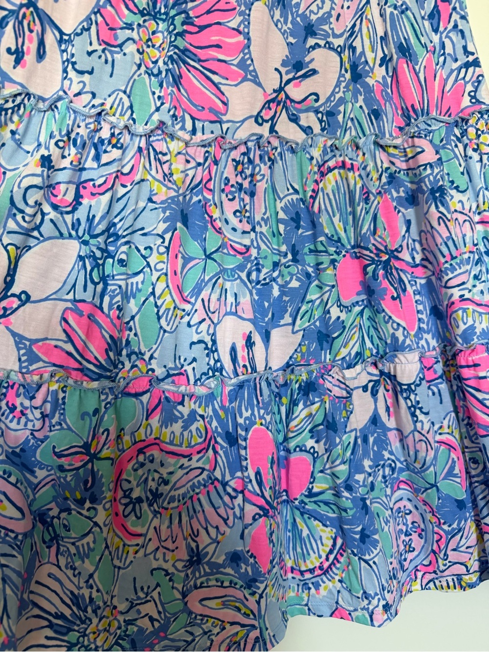 Lilly Pulitzer Loro swing dress size S Got your back pop up print - Picture 7 of 12